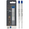 Parker Quinkflow ricarica per penna a sfera | punta media | blu | confezione da 2