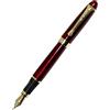 Gullor Jinhao x450 - Penna stilografica, colore: Rosso scuro Twist e oro