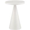 APS 17110 - Lampada da tavolo CONE, con stazione di ricarica, cavo di ricarica USB e telecomando, altezza 18 cm, colore: Bianco