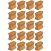 cyclingcolors 20x zoccolo di montaggio 14mm telaio porta finestra bovindo montaggio mobili da cucina marrone