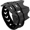 Kacepar Protezione per Marmitta Moto, Copertura Termica per Marmitta con Fibbie di Installazione, Protezione in Gomma Resistente al Calore per Tubo di Scarico Antiscottatura - Nero