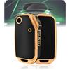 LELNOOS Cover Chiave Auto, Silicone Custodia Chiave Protettiva Copri Chiavi per Kia Sportage 5 NQ5 GT Line Ceed GT SW CD Sportswagon Xceed Proceed GT Picanto Niro Sorento Stonic Venga Soul, Flip
