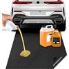 Sunsiou Tappetino da garage 92 x 160 cm, spessore 2,7 mm, con pellicola in PVC, antiscivolo, tappetino protettivo per officina, sottomoto, banco da lavoro, olio