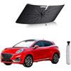 ASZSK Parabrezza parasole per Ford Puma MK2 2020-2025, modello aggiornato con custodia, blocco UV parabrezza parasole