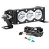 Willpower Barra LED Fuoristrada 6 Pollici 30W Fari LED 12V 24V Fila Unica Faretti LED IP67 Faro da Lavoro LED Barra Luci LED per Auto Trattore Camion 4x4 Barca ATV, Con Cablaggio, 6000K Bianca