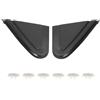 Fraylis Copertura per porta triangolare per specchietto retrovisore esterno per polo 9N 2005-2009 modanatura parafango anteriore sinistra+destro 6Q0853273A 6Q085327