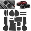 BSTW Tappetini Antiscivolo per Suzuki S-Cross III 2021 2022 2023 2024 2025 2026, Suzuki S Cross Hybrid 4x4 Tappetini in Gomma per Console, Portabicchieri, Vani Portaoggetti delle Portiere (Nero)