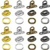 Niuhong 8 Set Twist Lock Ottone Con Chiusura Tasca Manopole Rotanti Catenacci Blocco Borsa Tasca Blocco Push Blocco Set Fai Da Te Borsa Borse Pelle Accessori Cucire (A)