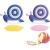 SHENRUZENG Pelapatate per Verdure, Grattugia per Frutta In Ceramica Sbucciatore Manuale Pelapatate a Forma di Lumaca con Manico Antiscivolo Portatile Ergonomica Universale per Casa Campeggio Bambini