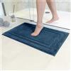 Decomira Tappeto Bagno Antiscivolo | Tappetino bagno super assorbente, lavabile in lavatrice | Per il bagno, la doccia, la vasca da bagno o come tappetino WC | Royal Blue - 50x80 cm
