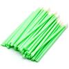 PAITOK monouso Pennelli per labbra, 200 pezzi di applicatori per labbra, pennello applicatore per rossetto pennello per lucidalabbra e correttore strumenti di trucco per labbra e occhi (Verde)