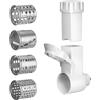 MPM MMM-A/03M Set di accessori, affettapatate, frutta e verdura, 5 pezzi, per MMM-03M/ MMM-07 Bianco