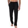 Fruit of the Loom Mens Signature Breathable Mesh Sleep Pants (Black, Large)