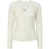 YAS Y.A.S Yaslacey LS V-Neck Pizzo Top S Noos