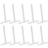EPLZON 10 Pezzi Mini Molla di Sospensione tapparelle Fissaggio tapparelle Accessori per il set di Corde per Tapparelle molla con coda di rondine(100x190mm,Bianco)