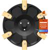 FourShow Attrezzatura: vassoio per coltelli + 6 lame compatibili con Segway Navimow H-Serie H500E, H800E, H1500E, H3000E-VF