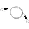 PATIKIL Cavo Acciaio Inossidabile Rivestito Vinile 3/16 Dia Anelli, 5ft (60) Cavo Flessibile Catena Sicurezza Lanyard per Illuminazione Palco Esterna Lucchetti Bagagli, Trasparente