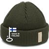 TUOHIMÄKI Berretto da marinaio da uomo - Classico berretto da pescatore in 100% lana merino - Fisherman Beanie Winter - Senza mulesing & Made in Finlandia - Caldo berretto di lana per uomo e donna