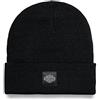 HARLEY-DAVIDSON Berretto invernale con logo Bar & Shield, nero, lavorato a maglia fine, per motociclisti, cappello invernale, Nero , Taglia unica
