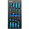 Capri Tools Kontour set di cacciaviti, pezzi con la meccanica vassoio