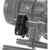 Tilta Supporto per asta da 15 mm a guida NATO con filettatura da 1/4-20 con punti di localizzazione, compatibile con volantino Nano II, per microfono, luce e monitor - Nero TA-15RH-NATO-B