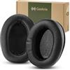 Geekria PRO Cuscinetti auricolari di ricambio extra spessi compatibili con Audio-Technica ATH-M50X/ M50xBT2/ M40X/ M30X/ M20X/ M10X, cuscinetti per le orecchie, parti di riparazione (Nero)