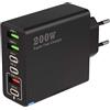 VoltCozy Caricatore USB C 200 W 6 porte (4 USB-C + 2 USB-A), PD3.0 PPS QC4.0, blocco di alimentazione compatto ricarica rapida per i Phone Mac Book, Sam Sung, Pad, Steam Deck