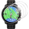 GIOPUEY Pellicola Protettiva per SUUNTO Vertical 2, [4 Pezzi] Vetro temperato Schermo Protezione Pellicola [Copertura Completa] [Anti-graffio] - Trasparente
