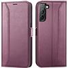 Verco Custodia a libro per Samsung Galaxy S22, 6,1 pollici, per Samsung S22 5G, colore: Mora