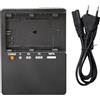 YUEFANSEN Caricabatterie rapido LC-E6 per batteria LP-E6 8.4V 1.2A | Compatibile con Canon EOS R5 R6 90D 80D 70D 6D 5D Mark IV, protezione multipla, indicatore intelligente, compatto per viaggio