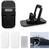 UBRAVE 2 Pezzi Supporto Portatile Per Laptop,Mini Supporto Per Laptop Supporto, Leggero, Antiscivolo, Portatile Pieghevole,Adatto Alla Maggior Parte Dei Computer Portatilie Tastiera Del Computer,Nero