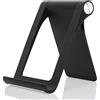 Giftorld Supporto per telefono multi-angolo, regolabile, per iPhone 17 16 15 14 13 12 11 Pro Max XS XR 8 Plus 6 7 Samsung Galaxy S22 Android Smartphone (nero)