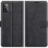 Kezaizhe Custodia per Alcatel 1S 2021 Guscio PU Pelle Wallet Protettivo Cellulare TPU Flip Cover per 1S 2021 Alcatel 3L 2021 a Portafoglio Telefono con Magnetica (Black)
