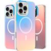 LONLI Hue - Custodia per iPhone 16 Pro - Custodia Olografica Iridescente [Compatibile con Magsafe] - Carina, Unica ed Estetica, Cover Antishock per Donne e Ragazze