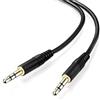 Adaptare cavo audio, da jack da 3,5 mm a jack da 3,5 mm, nero, 100 cm