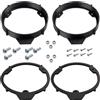 Aerzetix - Kit di 2 adattatori/supporti per altoparlanti Ø165mm | compatibile con Mercedes A-class W176, CLA W117 (porte anteriori e posteriori) e E-class W212 (posteriori)