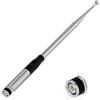 Superbat Antenna CB Talkie-Walkie 22.5cm-130cm 27MHz Antenna Telescopica Portatile con Connettore BNC Maschio Guadagno 3dBi Compatibile con Cobra HH50WXST, HHRT50, HH50, C75WXST, HH 38 WX ST
