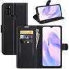 Fertuo Cover per Blackview A70 / A70 Pro, Custodia Portafoglio Cover a Libro in Pelle Flip Case con Silicone Bumper, Fibbia Magnetica, Porta Carte, Kickstand, per Blackview A70, Nero
