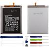 Duotipa Batteria di ricambio EB-BA536ABY compatibile con Samsung Galaxy A33 5G batteria 4860 mAh con kit di strumenti di riparazione