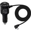RIIEYOCA Caricabatterie Mini USB per Dashcam con interruttore, porta USB, ricarica rapida del caricabatterie per veicoli, per la maggior parte delle dashcam e navigazione GPS, ricarica di dispositivi
