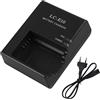 GBKDQQ Caricabatterie LP-E10, LC-E10 LP-E10 Caricabatterie rapido compatibile con Canon-EOS 1100D 1200D 1500D 3000D X50 Fotocamere, Caricabatterie Canon-EOS con cavo di alimentazione EU