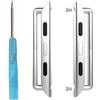 MoKo Adattatore per Cinturino Compatibile Apple Watch SE/S9/8/7/6/5/4/3/2/1
