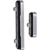 Generic Set di sostituzione pulsante laterale per Samsung Galaxy S22 & S22+ Plus Pulsante di accensione e pulsanti del volume S901 S906 (argento)