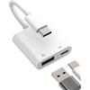 Kefiany Adattatore USB C a USB 3.0 presa accessori (2 in 1) tipo C spina di ricarica OTG accessori adattatore di ricarica spina Thunderbolt jack caricatore rapido compatibile per Samsung Tab Lite MacBook tp