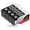 MEGOFFICE 580 XXL Nero compatibile per Canon 580xxl PGI-580XXL cartuccia per TR7500 TR8500 TS6100 TS6200 TS6300 TS700 TS8200 TS8350 TS9150-4 nero