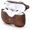 Hiram Custodia per auricolari vintage Hiram in vera pelle per cuffie Wirless custodia di ricarica compatibile con AirPods Pro custodia da viaggio resistente…