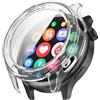 FTRONGRT Cover Compatibile con Xiaomi Watch S4 / eSIM, PC + Pellicola Temperata Tutto Compreso Antigraffio Custodia Protettiva.Trasparente