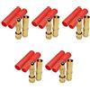 VUNIVERSUM Mr SteckModellbau® - 5 pezzi originale HXT 4,0 mm 4 mm 4,0 mm alta corrente dorata spina a prova di polarità femmina per batteria Lipo 90 A RC