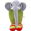 Benolls Tung Tung Tung Sahur Plush,2025 New Tralalero Tralala Plush,Italian Brainrot Stuffed Figure Pillow Gift for Fans (Elephant)