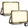 SKYWORLD 2 x Fari Led da Esterno con Sensore di Movimento, 100W 10000LM